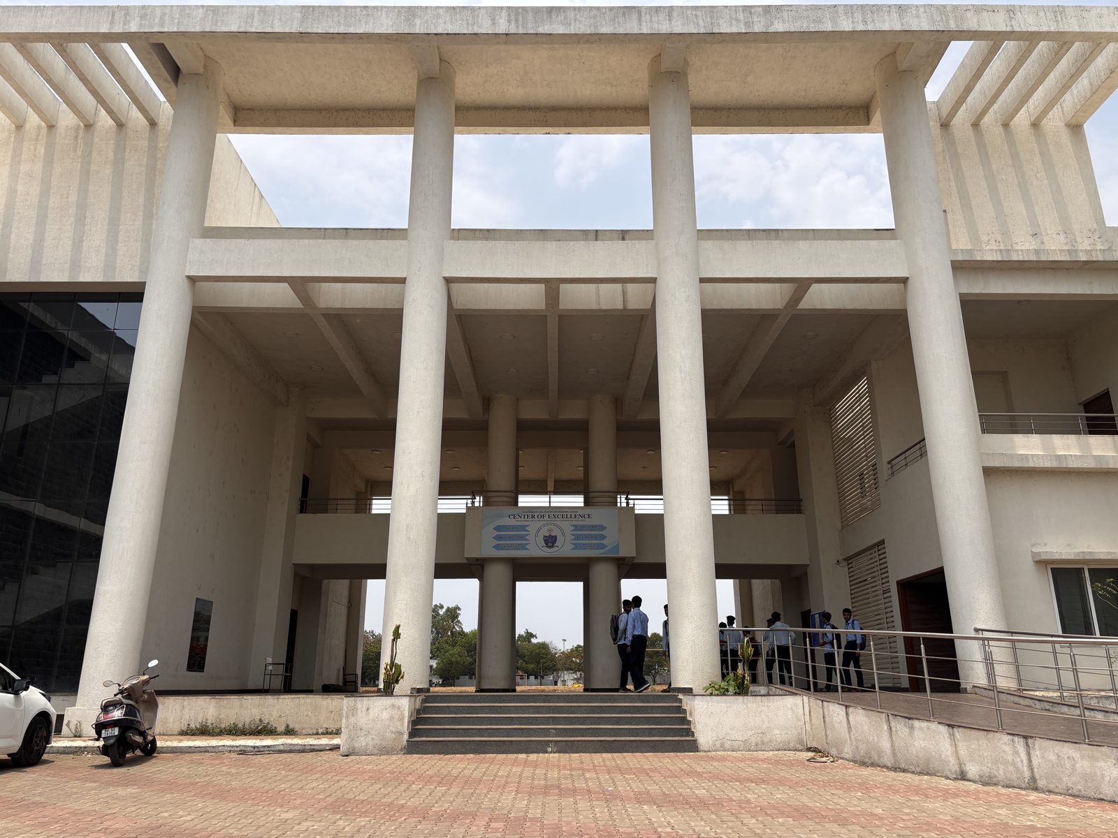 Academic building entrance