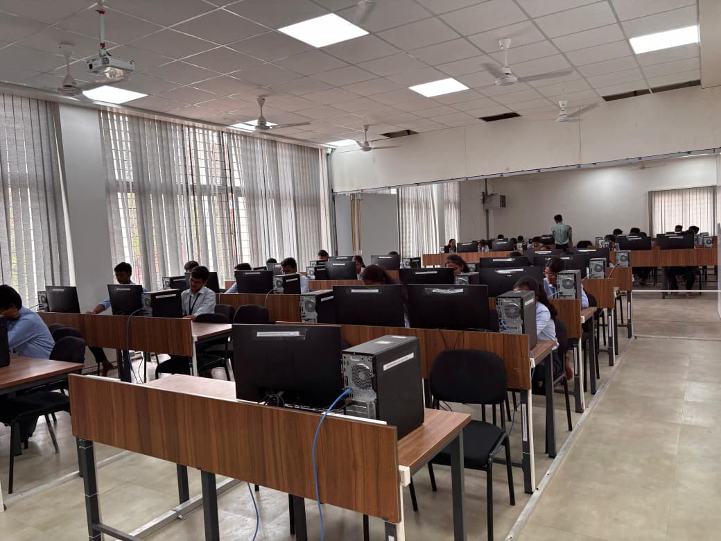 High-tech computer lab
